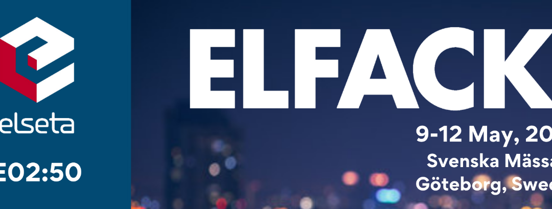 Elfack 2023 Fair in Gothenburg, Sweden May 9 to 12