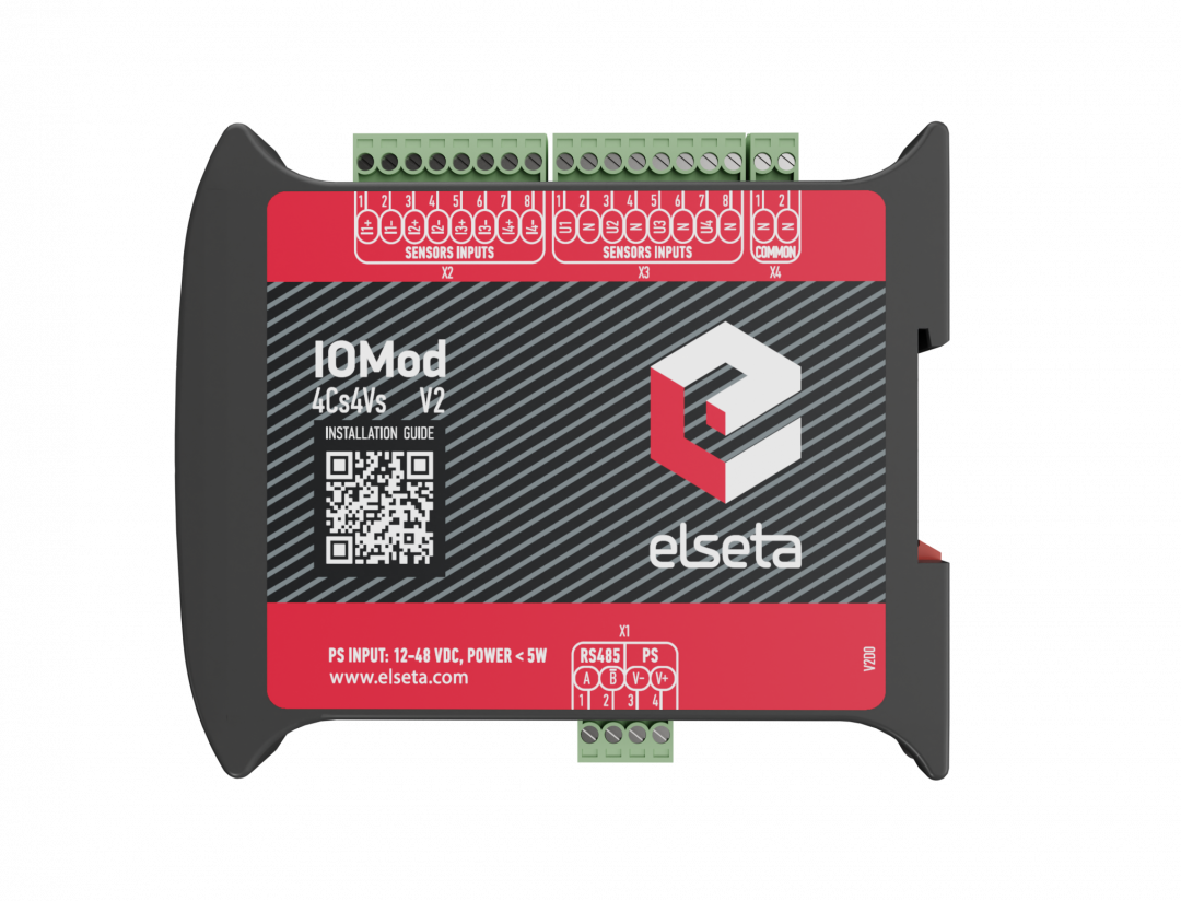 IOMod 4Cs4Vs – 4 Current and 4 Voltage Sensor Input Analog Measurement Module