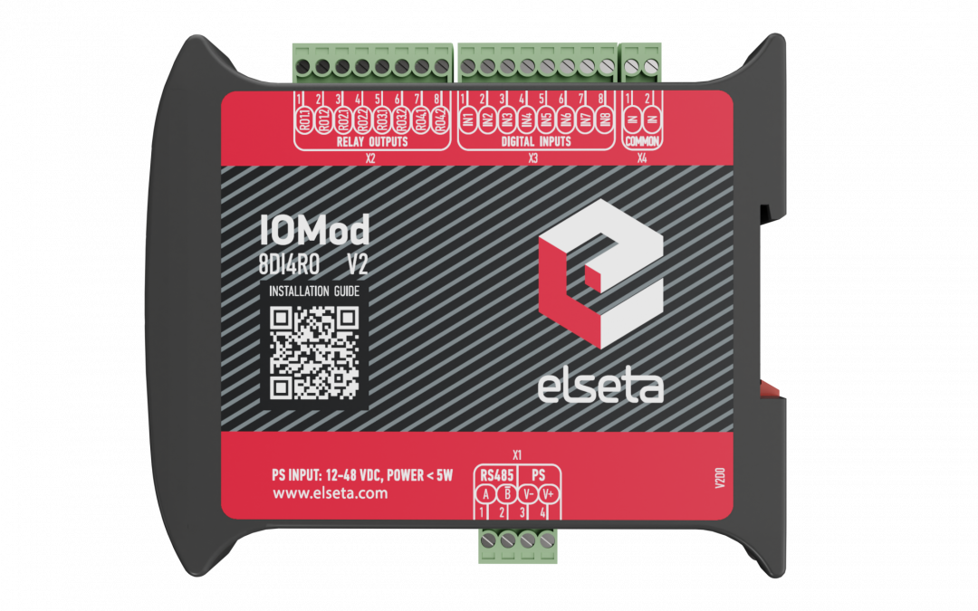 IOMod 8DI4RO – 8 Digital Inputs and 4 Relay Outputs Module